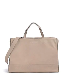 Lou 2 3D Leather L Handtasche genarbtes Leder beige