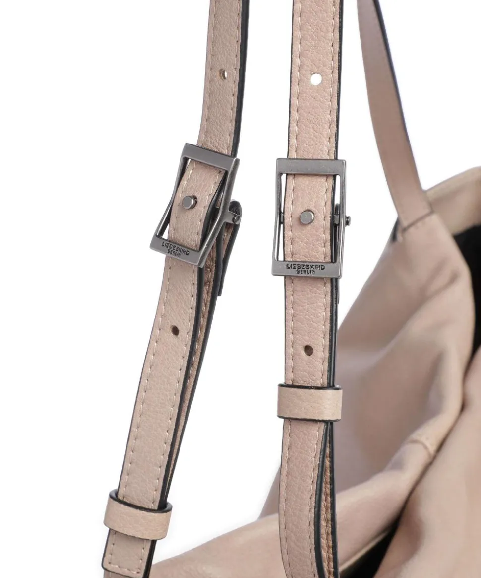 Lou 2 3D Leather L Shopper genarbtes Rindsleder beige