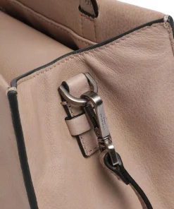 Lou 2 3D Leather M Handtasche genarbtes Leder beige