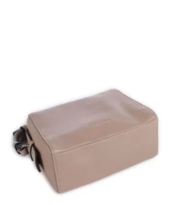 Lou 2 3D Leather S Umhängetasche genarbtes Rindsleder beige