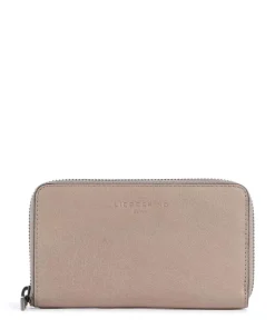 Lou 2 Frieda 3D Leather Geldbörse genarbtes Leder beige