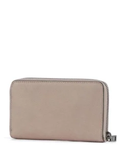 Lou 2 Frieda 3D Leather Geldbörse genarbtes Leder beige