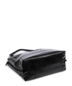 Lou 2 Paper Touch L Shopper Leder schwarz