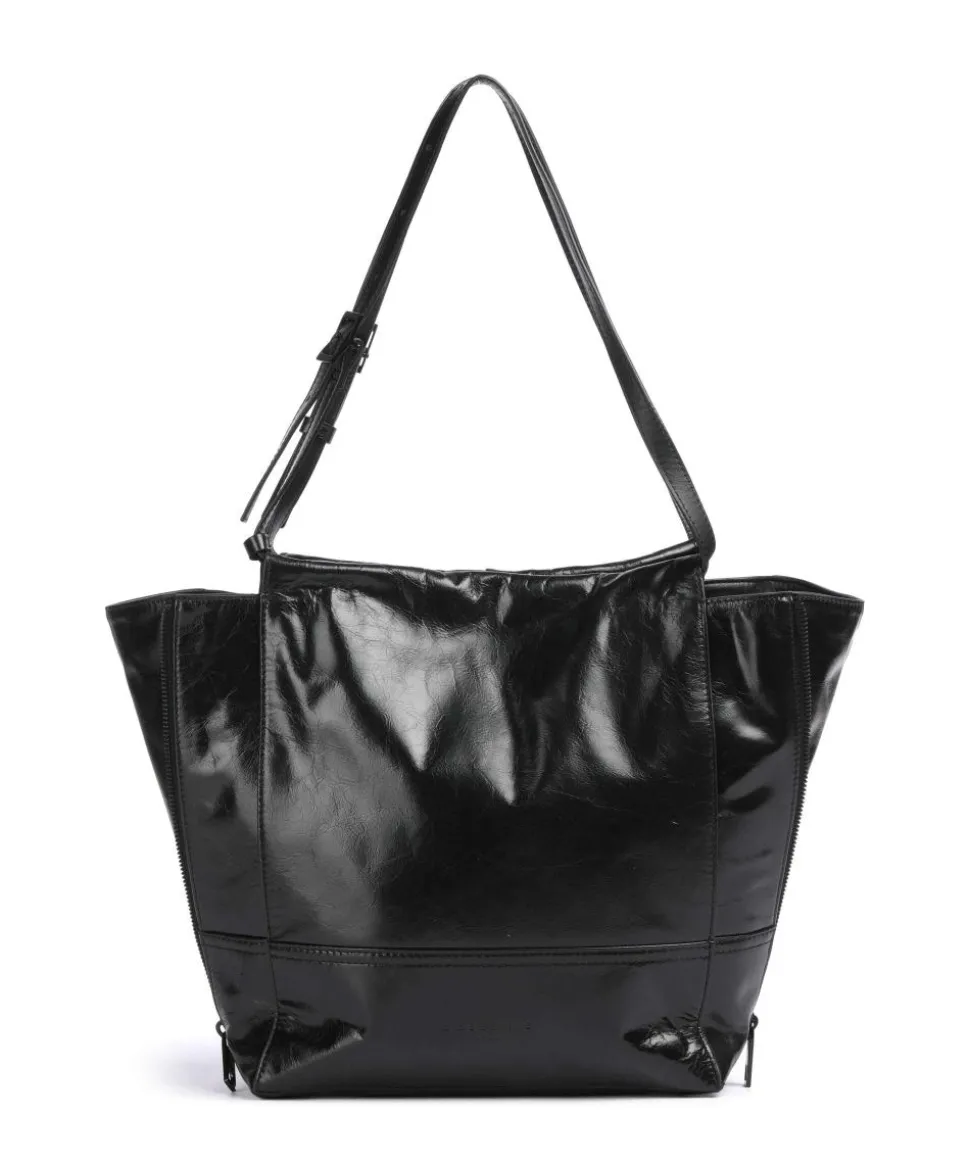 Lou 2 Paper Touch M Shopper Leder schwarz