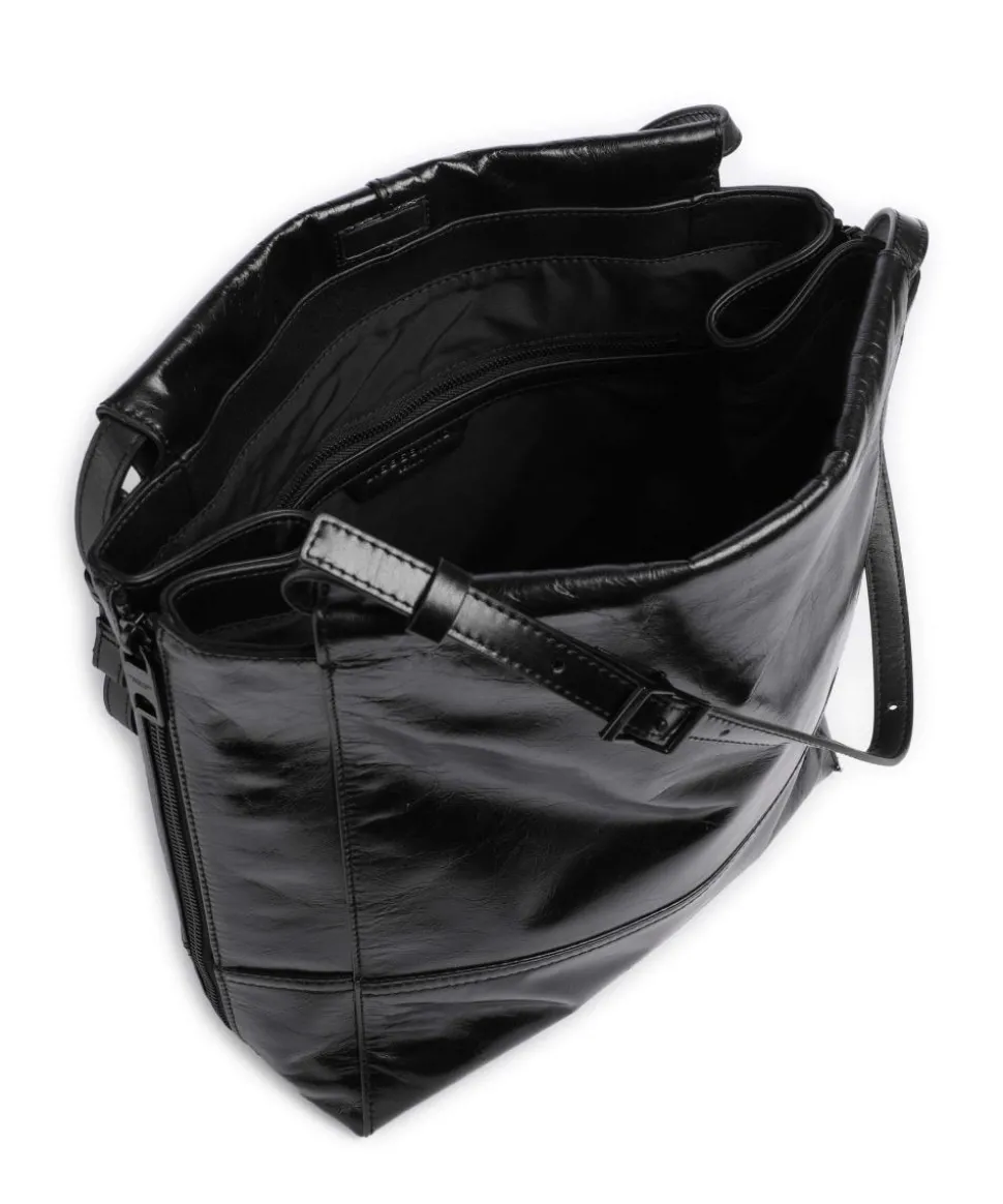 Lou 2 Paper Touch M Shopper Leder schwarz