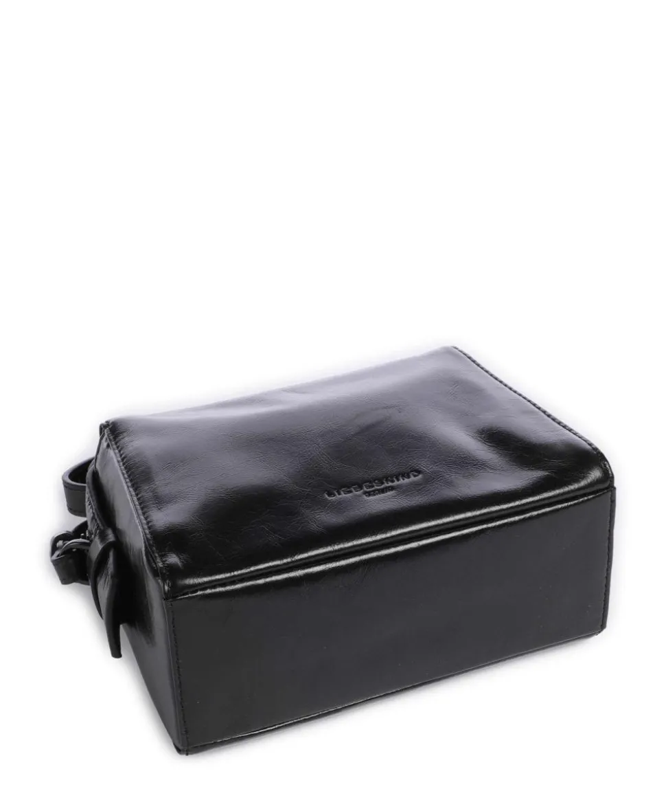 Lou 2 Paper Touch S Umhängetasche Rindsleder schwarz