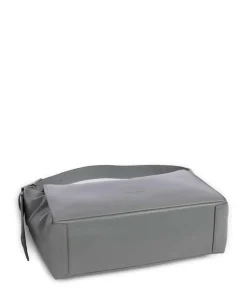 Lou Calf Optic M Beuteltasche fein genarbtes Kalbsleder grau