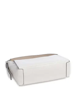 Lou Calf Optic M Beuteltasche fein genarbtes Kalbsleder weiß