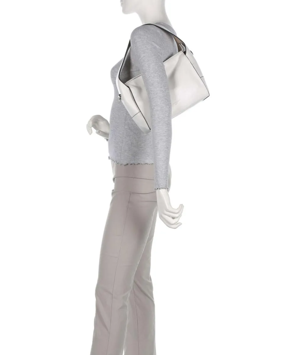 Lou Calf Optic S Beuteltasche Leder weiß