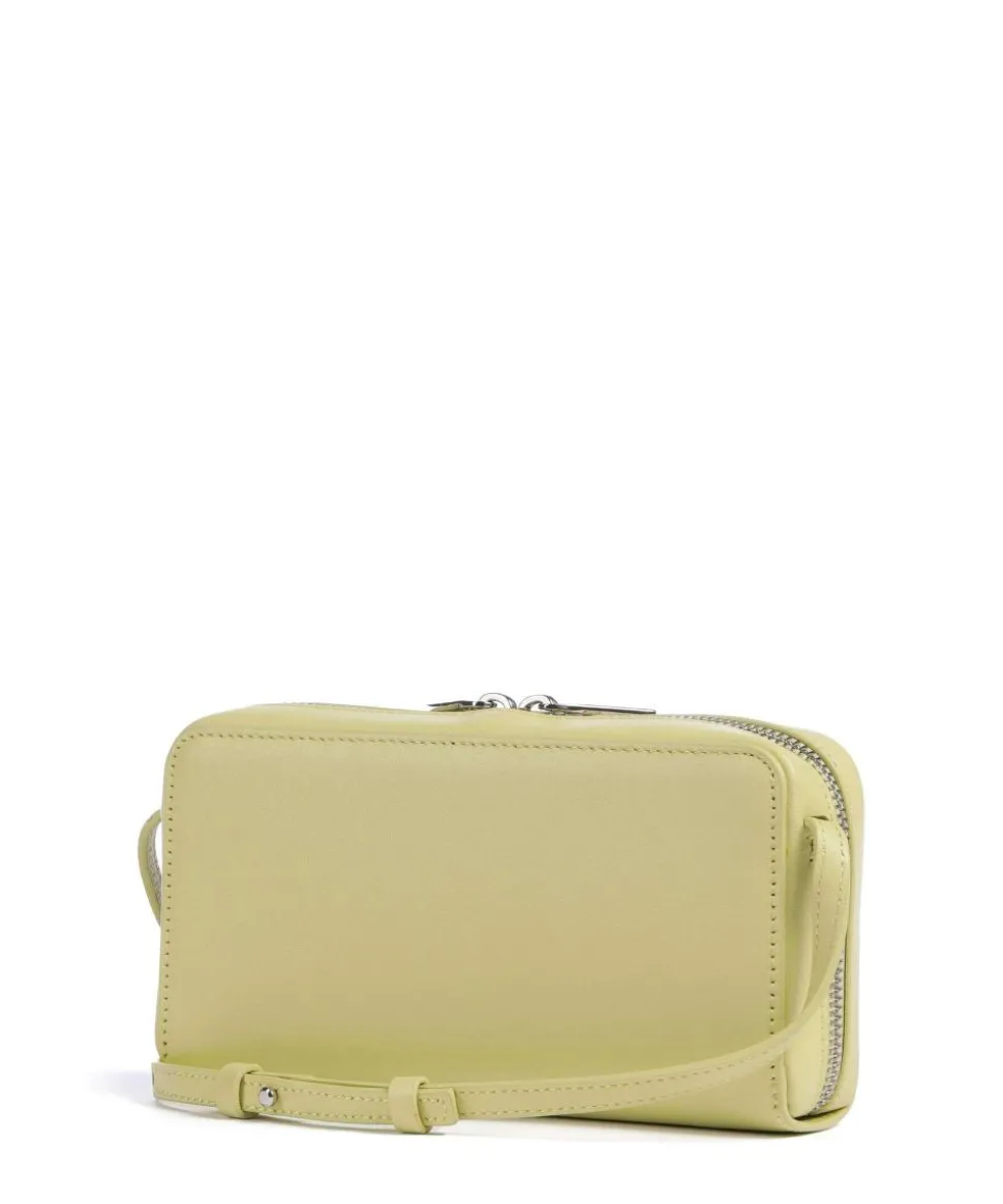 Lou Calf Optic XS Geldbörse Nappaleder gelbgrün