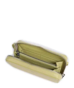 Lou Calf Optic XS Geldbörse Nappaleder gelbgrün