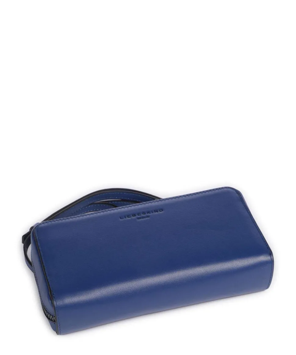 Lou Calf Optic XS Geldbörse Nappaleder blau