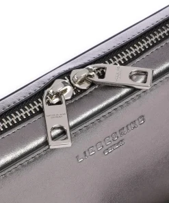 Lou Silverstone XS Umhängetasche Rindsleder silber