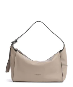 Lou Small Pebble M Beuteltasche genarbtes Rindsleder beige