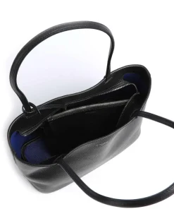 Louise Shopper genarbtes Leder schwarz