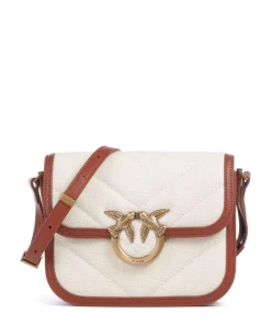 Love Box Mini Umhängetasche Canvas beige/braun