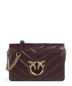 Love Click Classic Umhängetasche Schafsleder wein