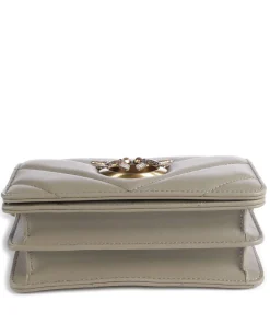 Love Click Mini Umhängetasche Schafsleder taupe