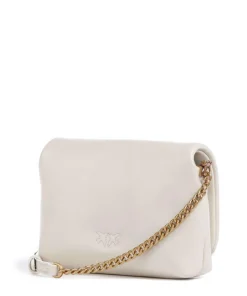 Love Click Puff Baby Umhängetasche Schafsleder elfenbein