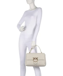 Love Lady Puff Big Handtasche Schafsleder elfenbein