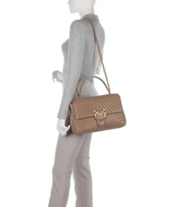 Love Lady Puff Big Handtasche Schafsleder hellbraun