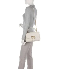 Love Lady Puff Classic Handtasche Schafsleder elfenbein