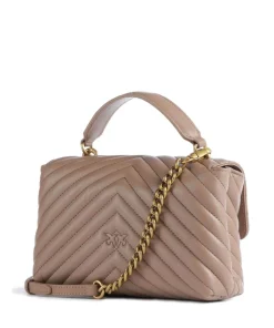 Love Lady Puff Mini Handtasche Schafsleder hellbraun