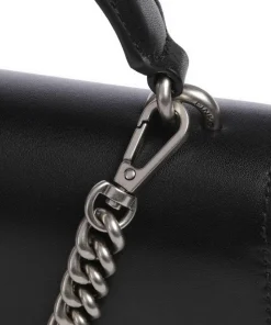 Love One Classic Handtasche fein genarbtes Rindsleder schwarz