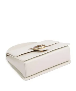 Love One Classic Handtasche fein genarbtes Rindsleder weiß