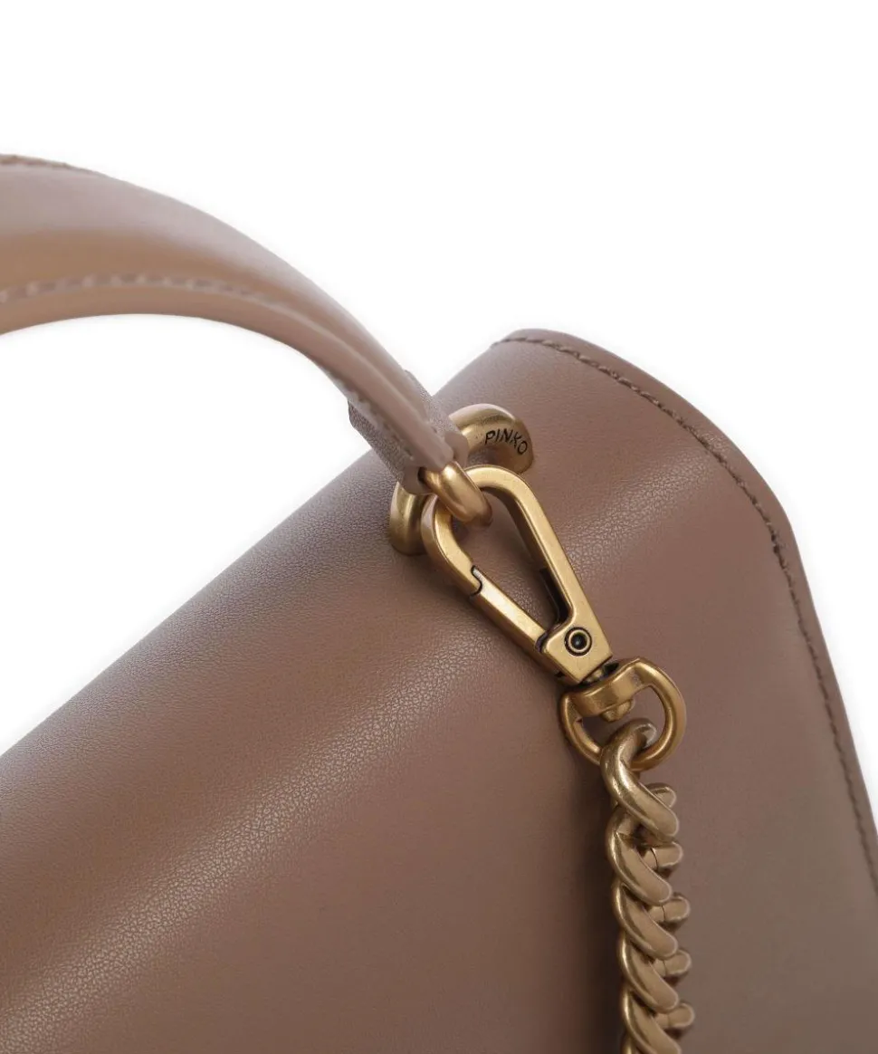 Love One Classic Handtasche fein genarbtes Rindsleder braun