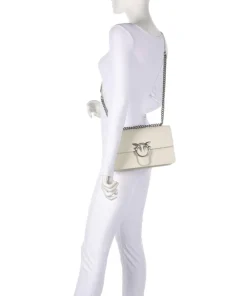 Love One Classic Schultertasche fein genarbtes Rindsleder elfenbein