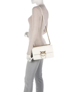 Love One Classic Schultertasche fein genarbtes Rindsleder elfenbein