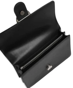 Love One Classic Schultertasche fein genarbtes Rindsleder schwarz