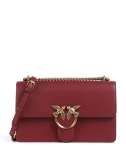 Love One Classic Schultertasche fein genarbtes Rindsleder bordeaux
