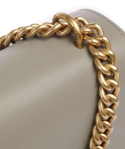 Love One Classic Schultertasche fein genarbtes Rindsleder taupe