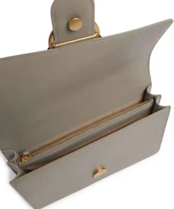 Love One Classic Schultertasche fein genarbtes Rindsleder taupe