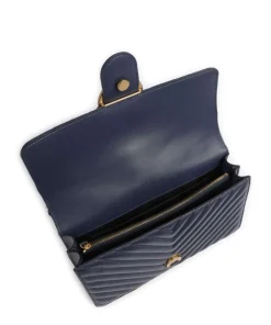 Love One Classic Schultertasche Schafsleder dunkelblau