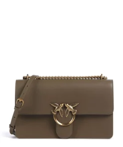 Love One Classic Schultertasche fein genarbtes Rindsleder olivgrün