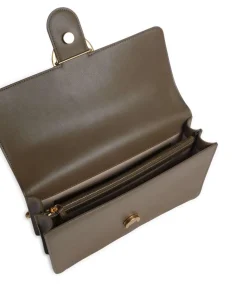 Love One Classic Schultertasche fein genarbtes Rindsleder olivgrün