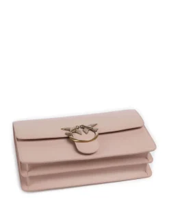 Love One Classic Schultertasche fein genarbtes Rindsleder altrosa