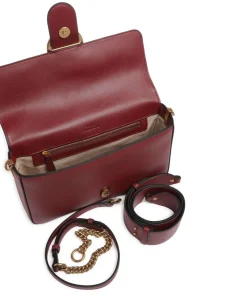 Love One Classic Slouchy Schultertasche fein genarbtes Rindsleder wein