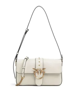 Love One Classic Slouchy Schultertasche fein genarbtes Rindsleder elfenbein