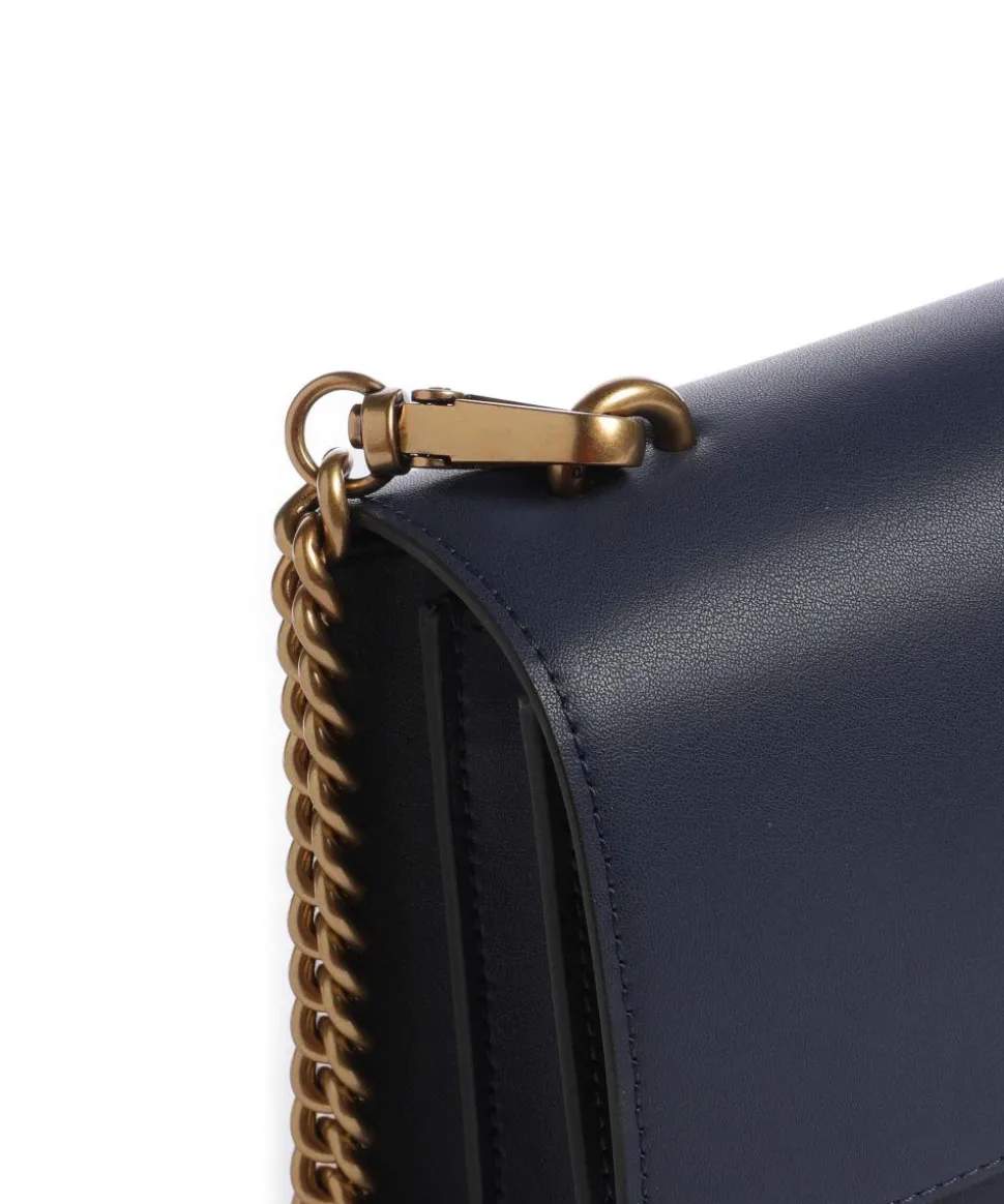 Love One Classic Umhängetasche fein genarbtes Kalbsleder dunkelblau