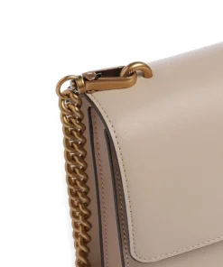 Love One Classic Umhängetasche fein genarbtes Kalbsleder hellbraun