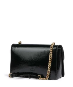 Love One Classic Umhängetasche Lederimitat schwarz