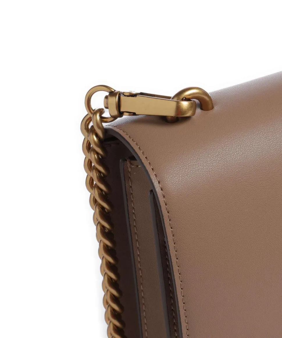 Love One Classic Umhängetasche fein genarbtes Kalbsleder taupe