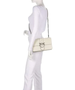 Love One Classic Umhängetasche fein genarbtes Kalbsleder creme