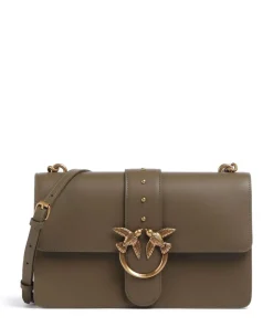 Love One Classic Umhängetasche fein genarbtes Rindsleder khaki