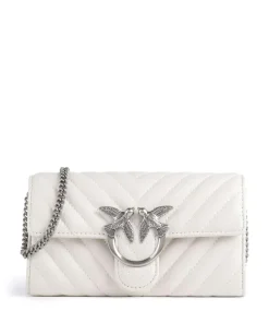 Love One Geldbörse fein genarbtes Rindsleder weiß