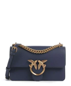 Love One Mini Schultertasche fein genarbtes Rindsleder dunkelblau